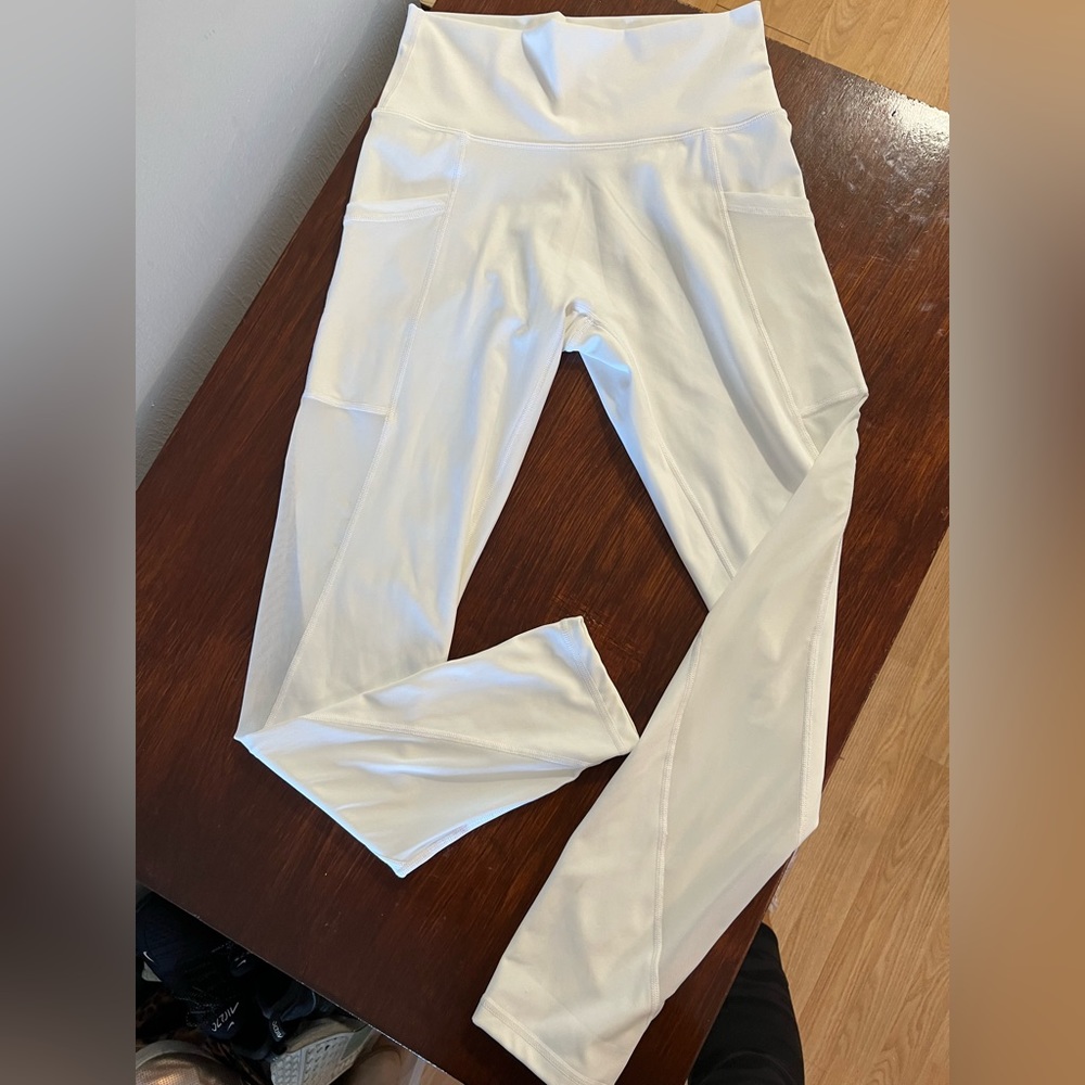 white offline leggings by Aerie- NEVER WORN!!